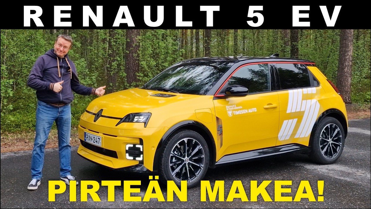 Renault 5 E-Tech electric koeajo - NAPAKYMPPI! 😎