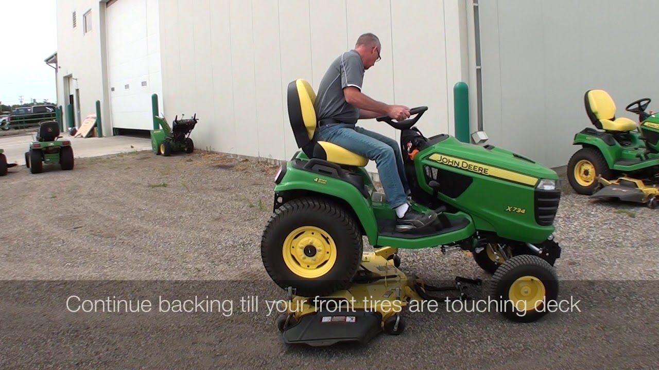 X700 Series Auto-Connect Mower Deck Install and Removal
