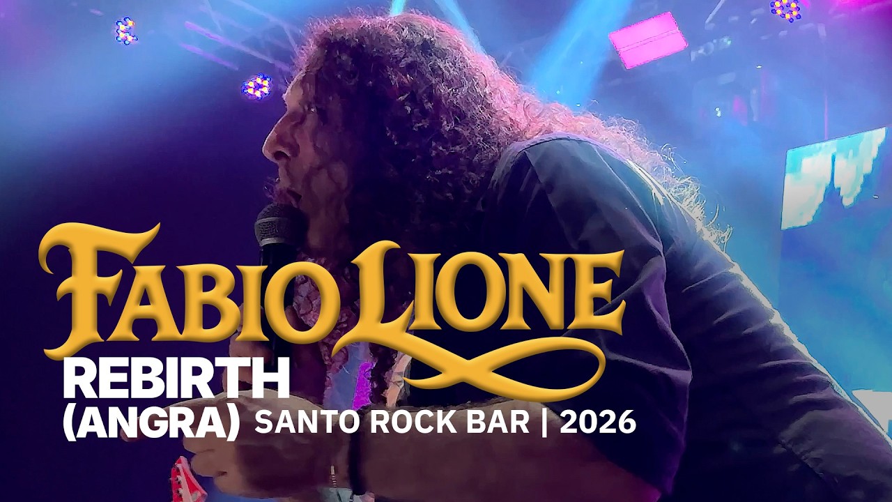 FABIO LIONE | Rebirth (Angra) | Santo Rock Bar 2026 | 4K Video