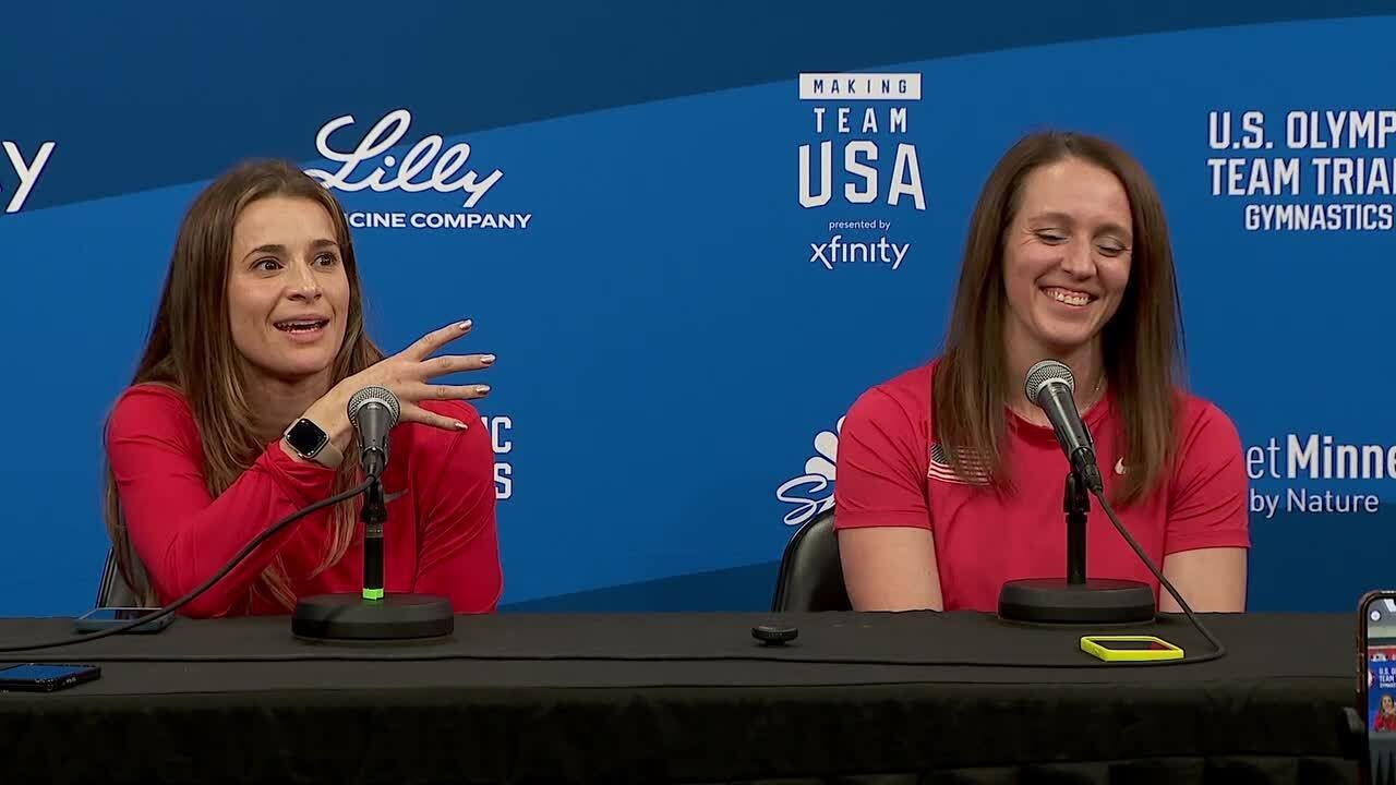 US Women's Olympic Gymnastic Trials press conference [RAW]