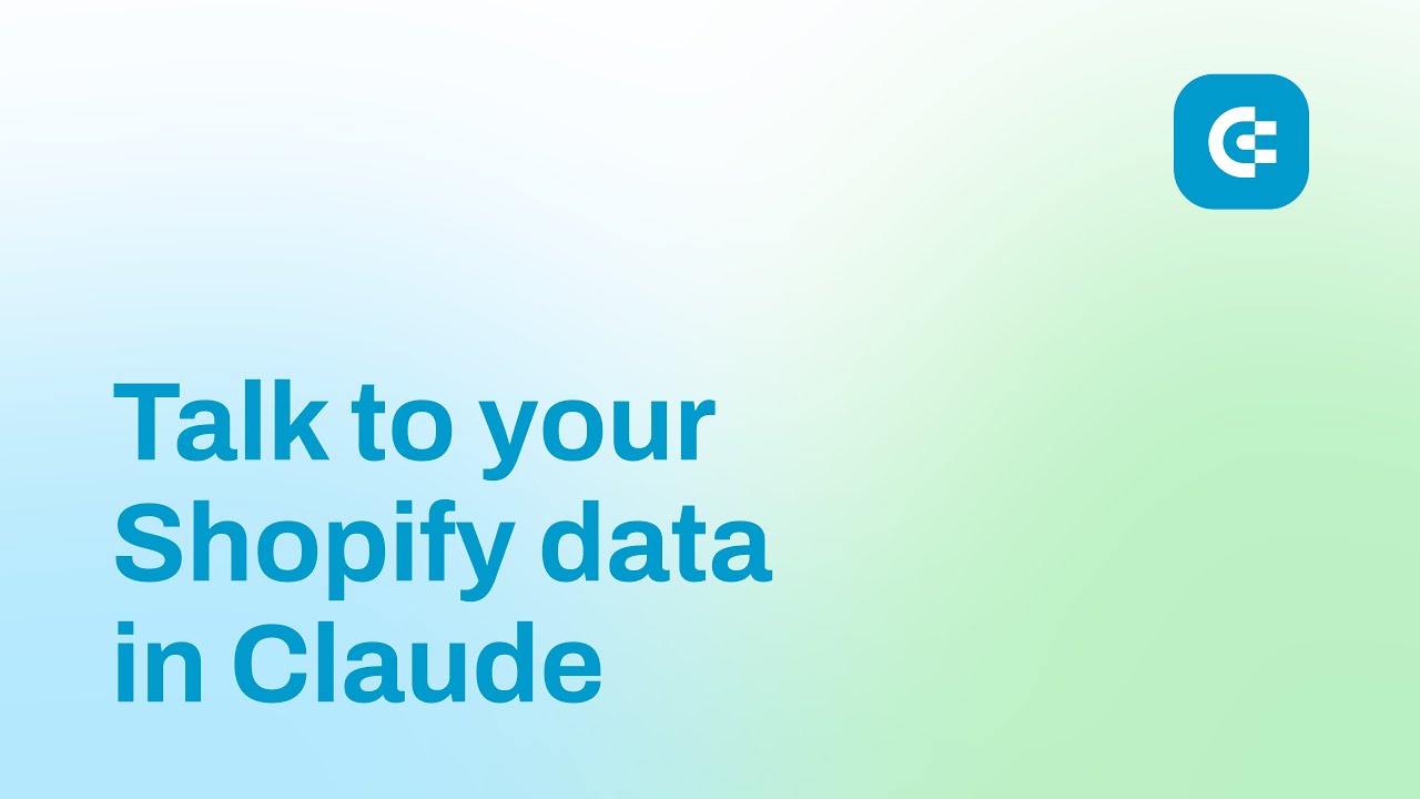Talk to Your Shopify Data with Claude and Coupler.io 🛒