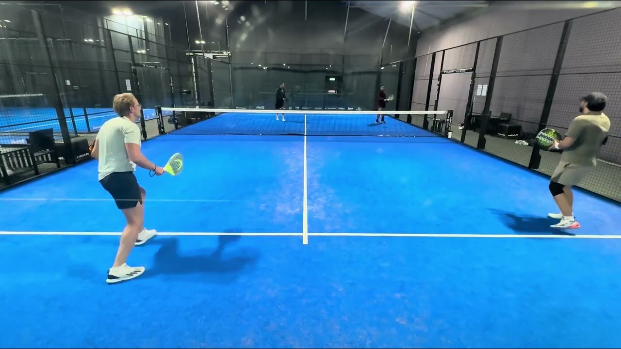 PADEL 1 SET ! Romano/Yannick VS Tim/Sergio