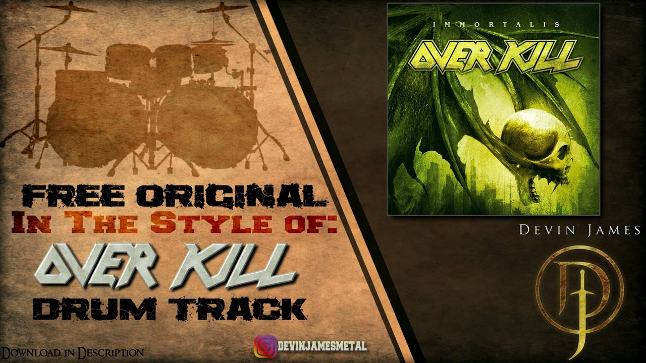 Overkill Styled Free Original Drum Track - 136 BPM (FREE DOWNLOAD)