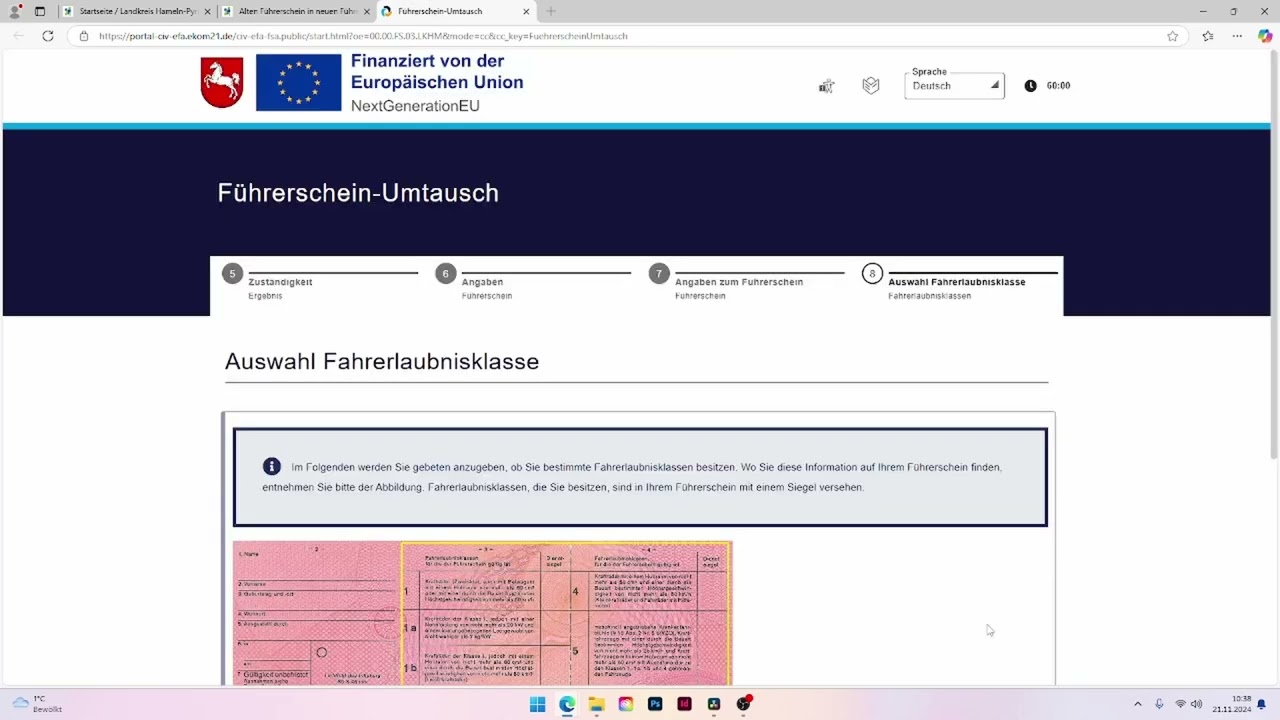 Erklärvideo Führerscheinumtausch online