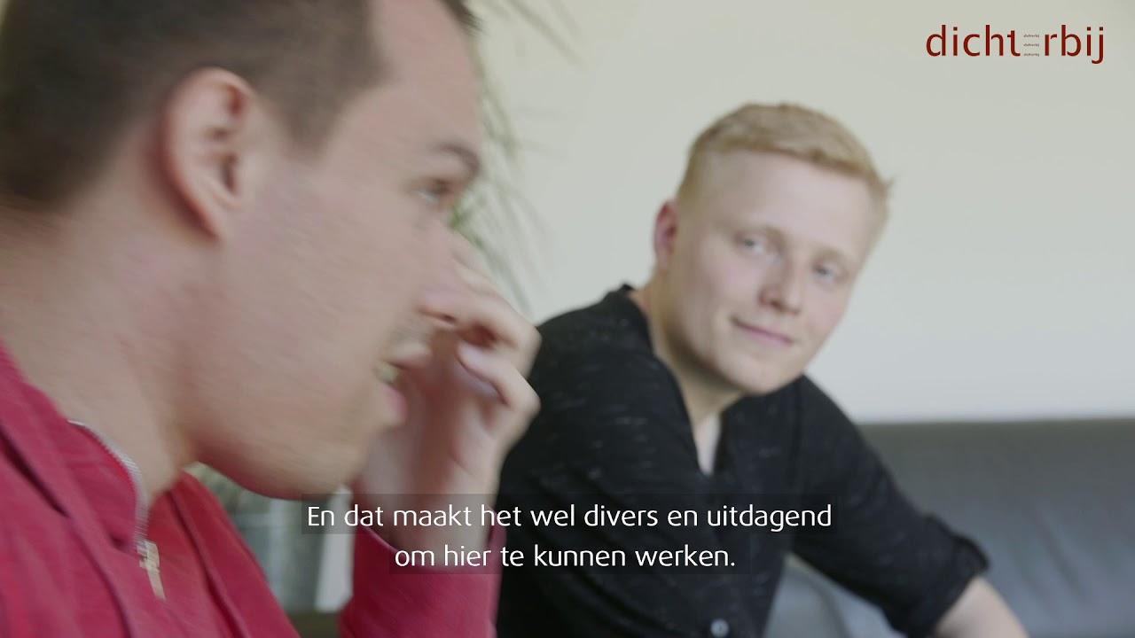 Lucas begeleidt cliënten met moeilijk verstaanbaar gedrag | Dichterbij