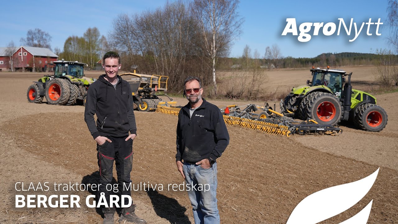 CLAAS traktorer og Multiva redskap | Helge Berger, Berger gård