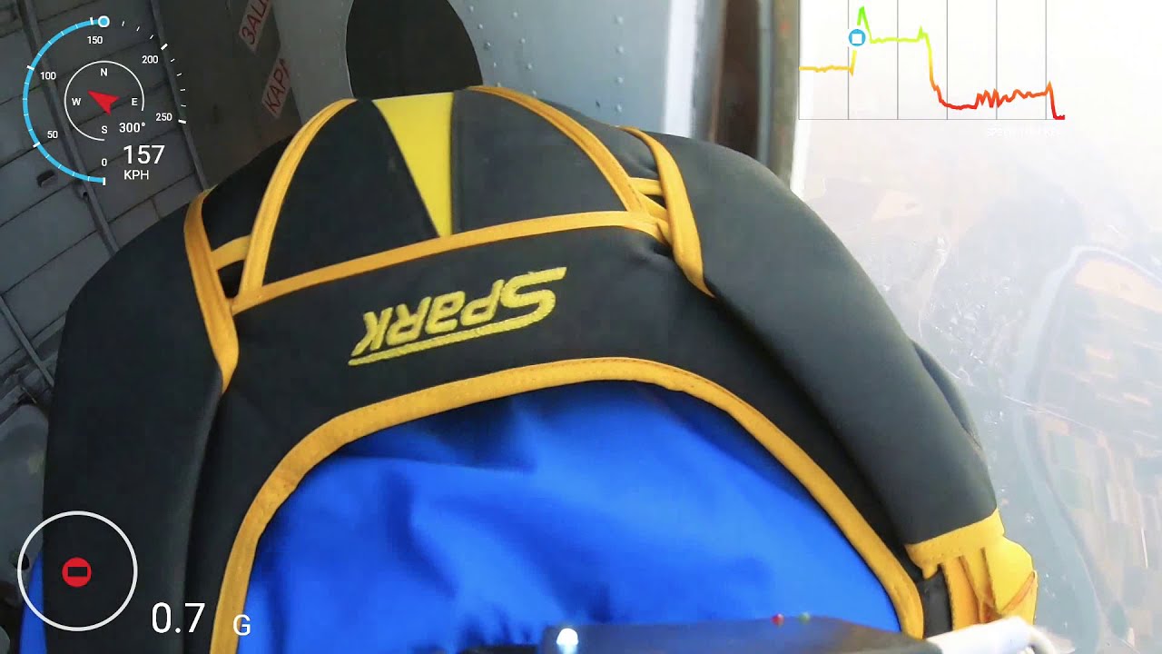 Wingsuit flight Tonysuits S-Bird