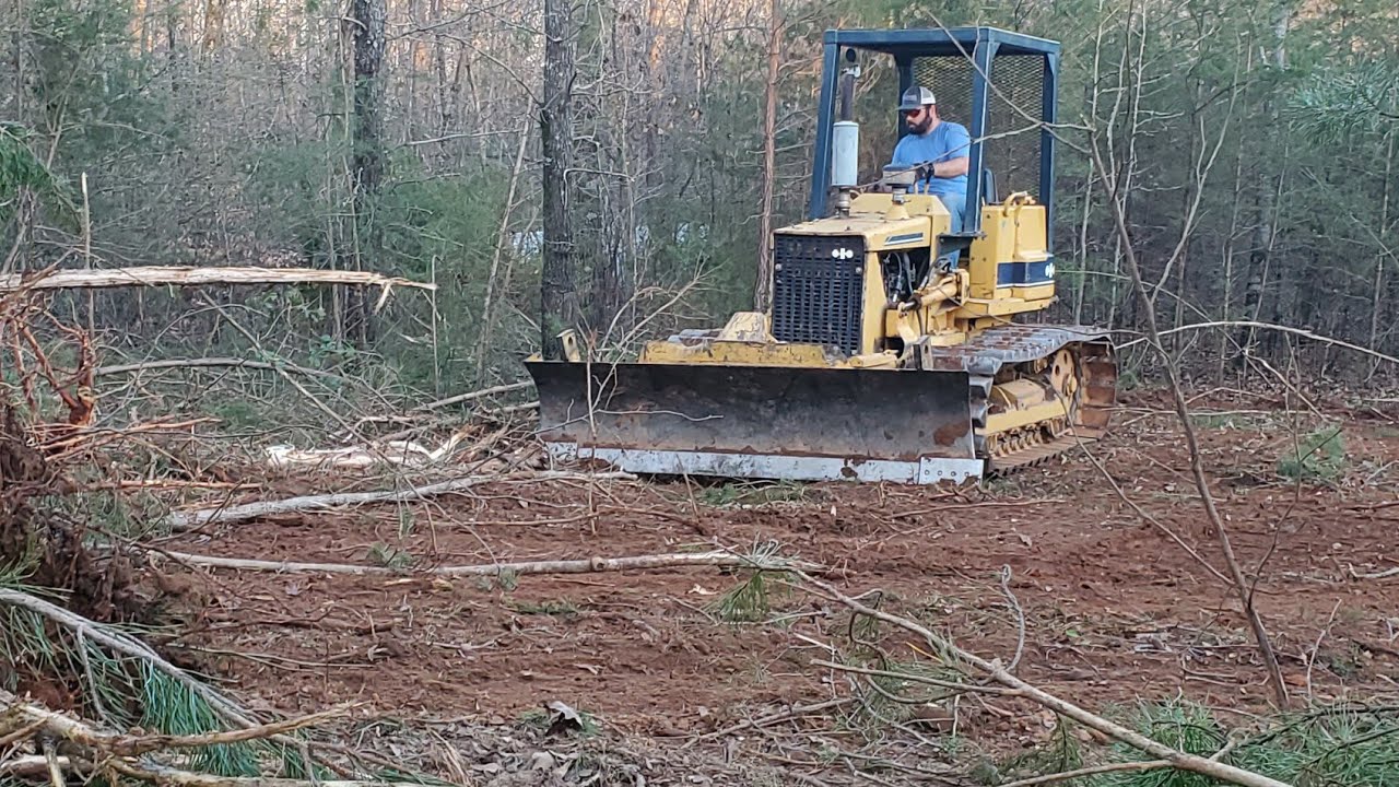 Komatsu D21P- site clearing