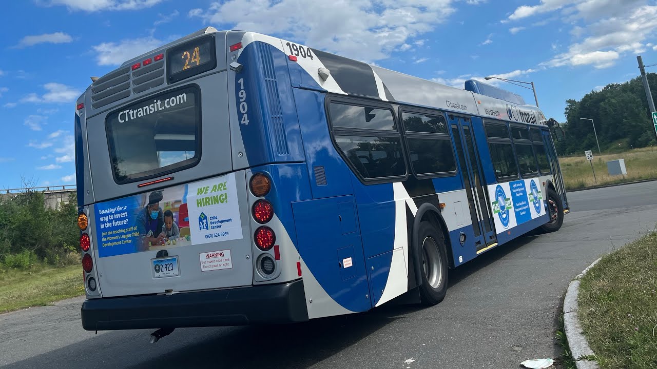 Ride on: CTTransit #1904 on Route 24