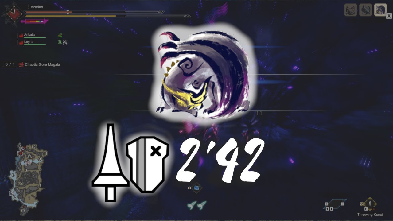 MHR Sunbreak - Chaotic Gore Magala Lance Solo [ 2'42