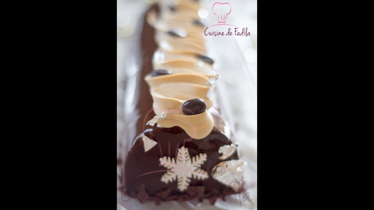 Bûche chocolat café, Chocolate coffee Log