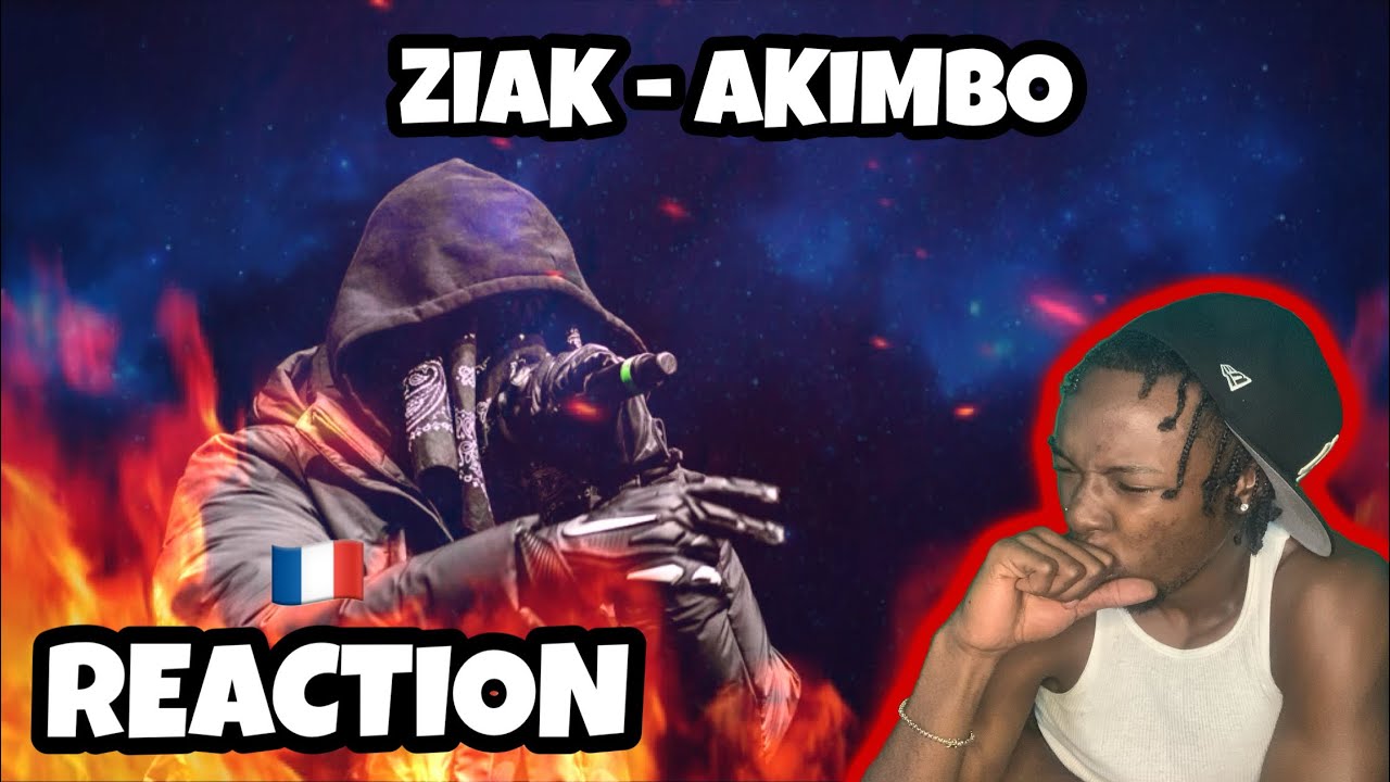 AMERICAN REACTS TO FRENCH DRILL RAP! Ziak - Akimbo English Lyrics