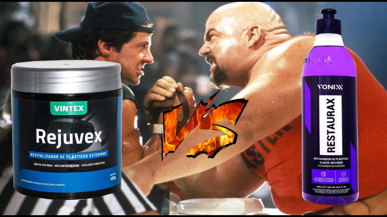 REJUVEX x RESTAURAX da Vonixx no Parachoque da Palio Weekend -   melhor REVITALIZADOR DE PLÁSTICOS