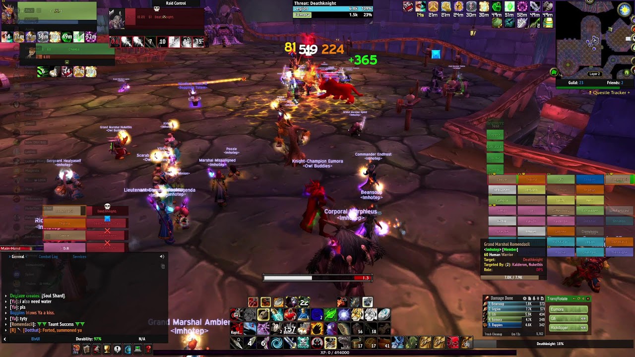 Naxxramas with Imhotep and Owl Buddies Night 1