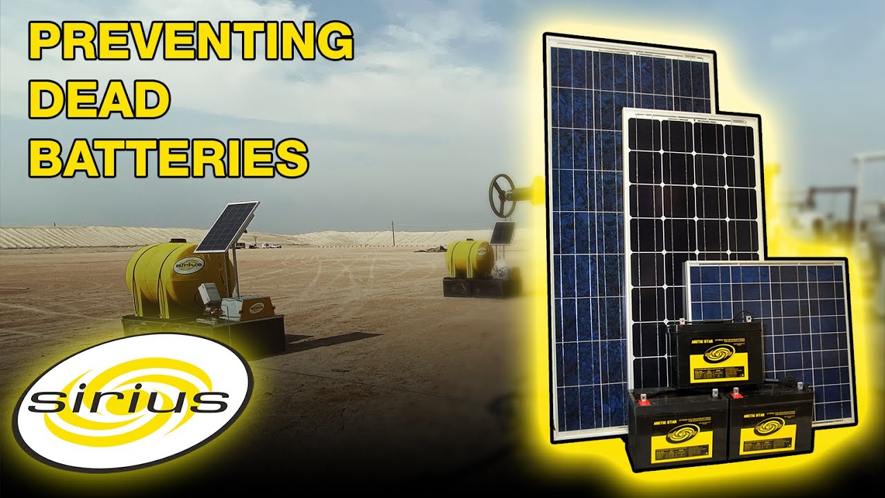Preventing Dead Batteries on Solar Powered Chemical Injection Systems