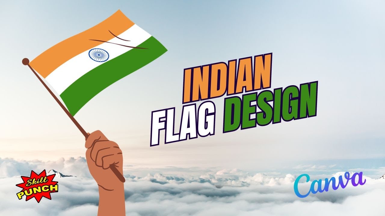 Indian Flag Drawing In Canva | Canva Tutorial