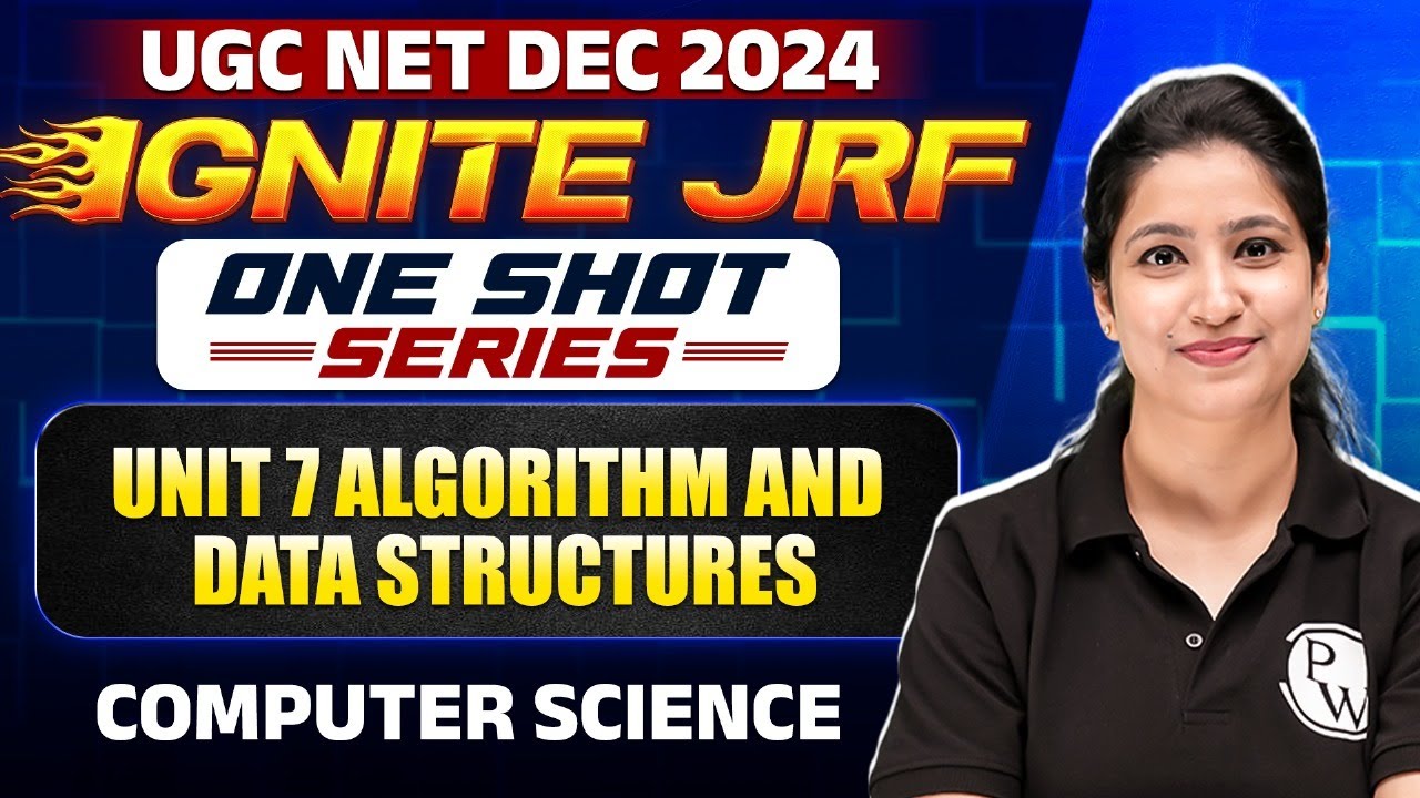 UGC NET Algorithm and Data Structures | One shot Revision | UGC NET Computer | Puneet Mam