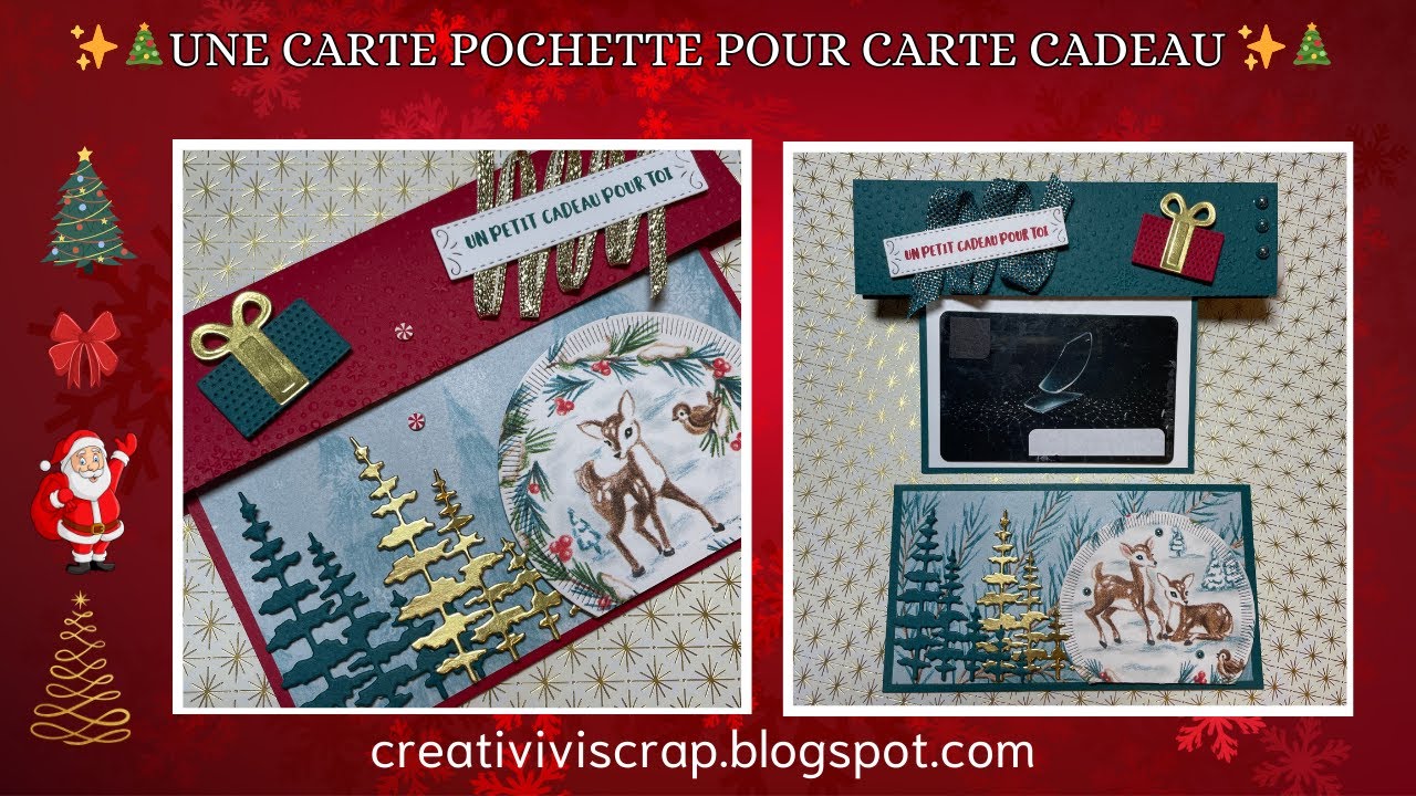 UNE CARTE POCHETTE POUR CARTE CADEAU