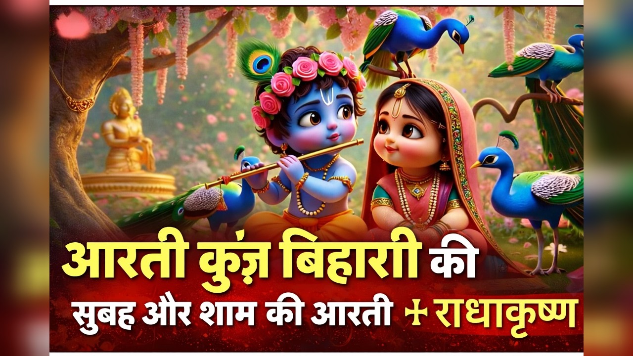 आरती कुंज बिहारी की | Aarti Kunj Bihari Ki Live | Shri Krishna Aarti | Bhajan Live Darshan