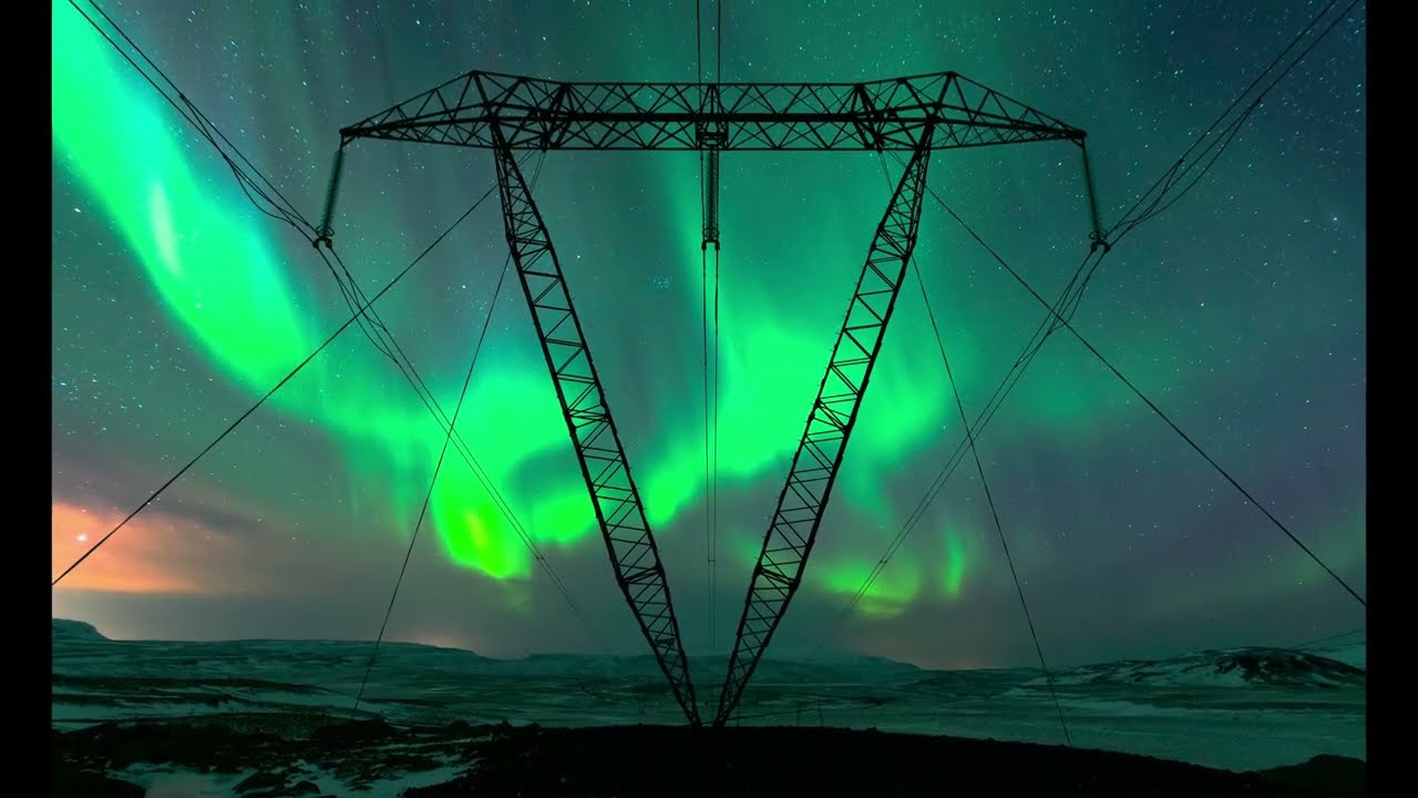 Polarlichter in Island - Timelapse Compilation 4k