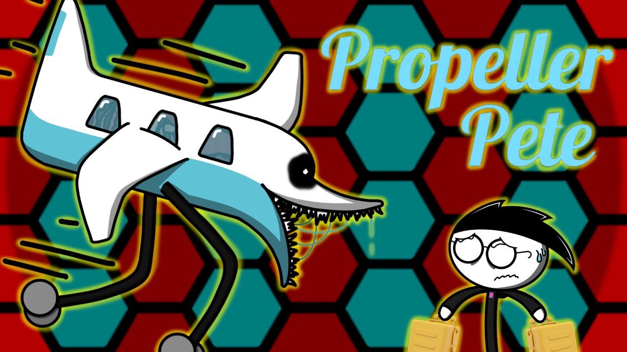 Being CHASED by an Airplane Mascot in an Abandoned Airport! | Propeller Pete