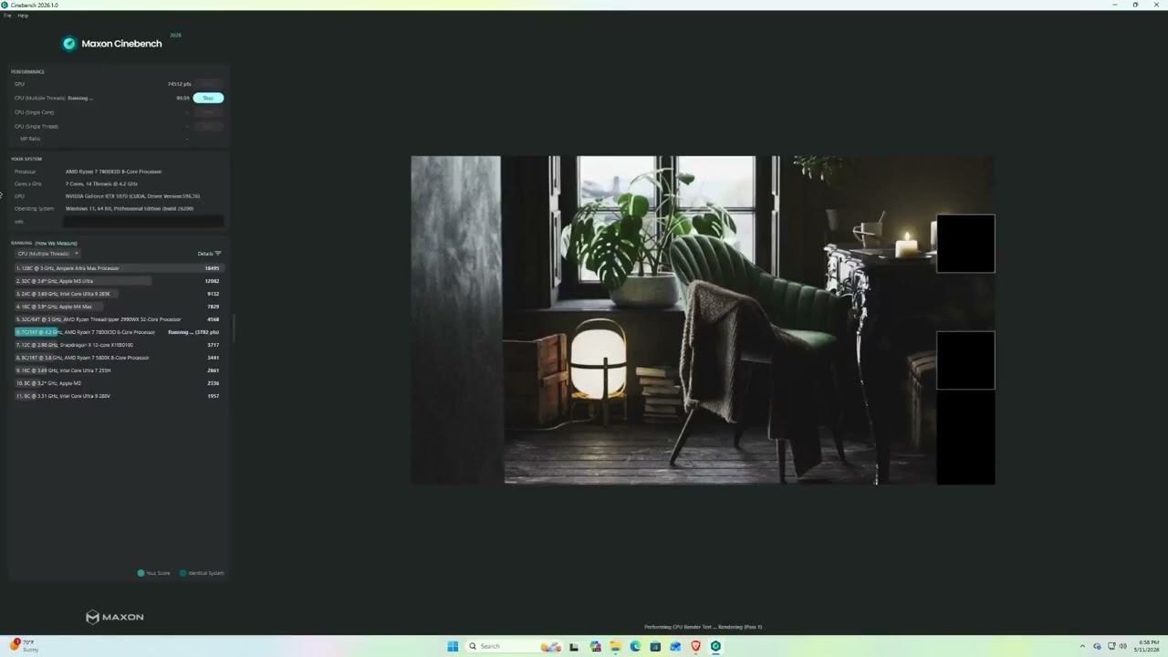 Cinebench gpu test