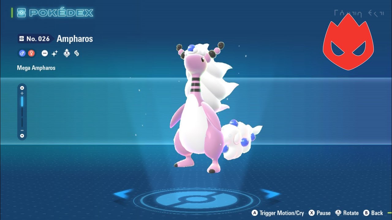 Shiny Alpha Ampharos | Pokémon Legends Z-A