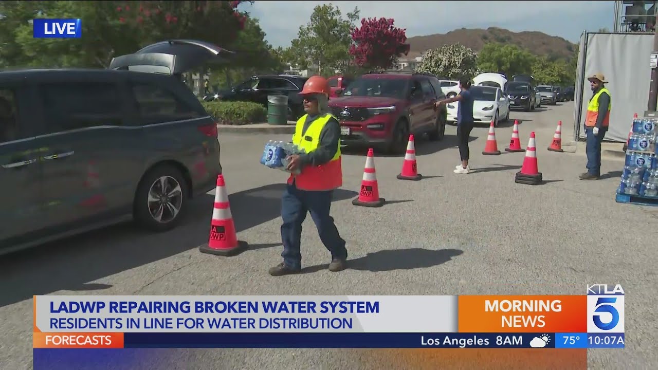 Faucets run dry mid-heat wave as LADWP tries to fix broken valve
