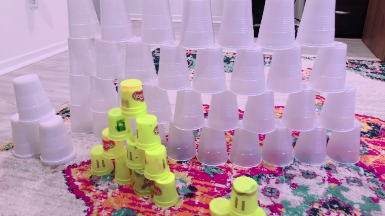 Huge Cup Pyramid #shorts