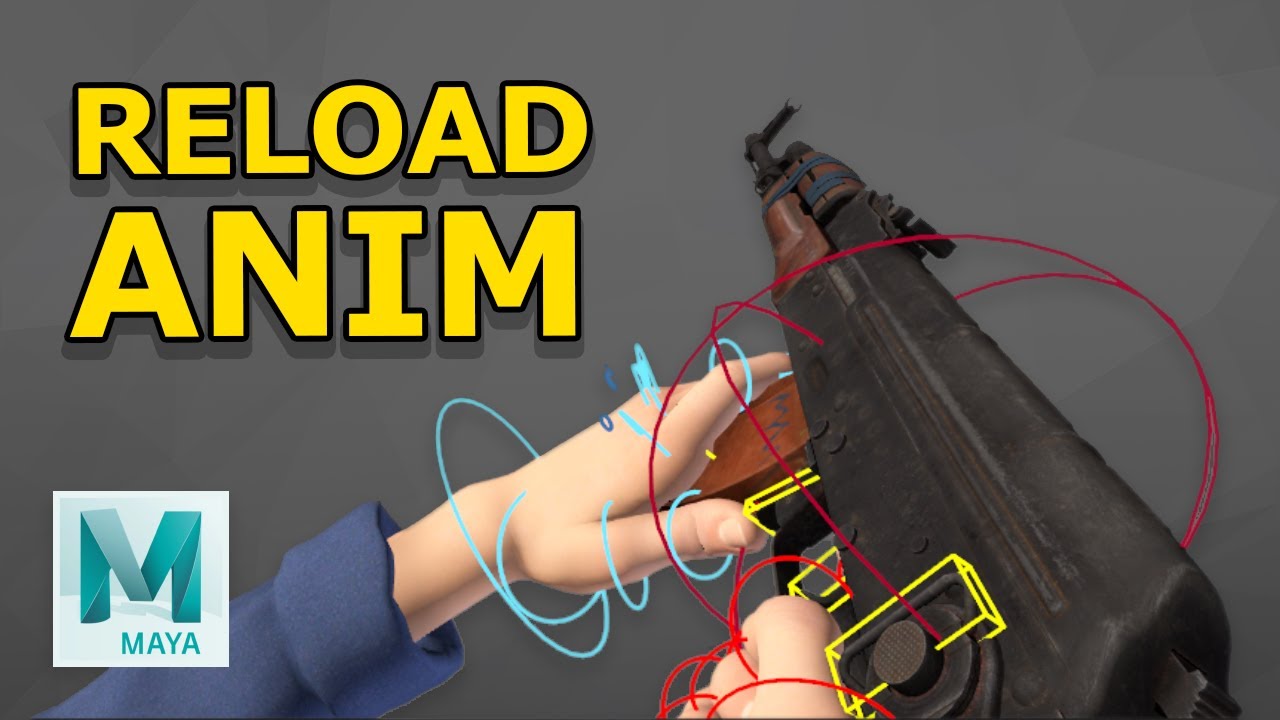 How to Animate a Reload in Maya - Viewmodel Tutorial Series pt3