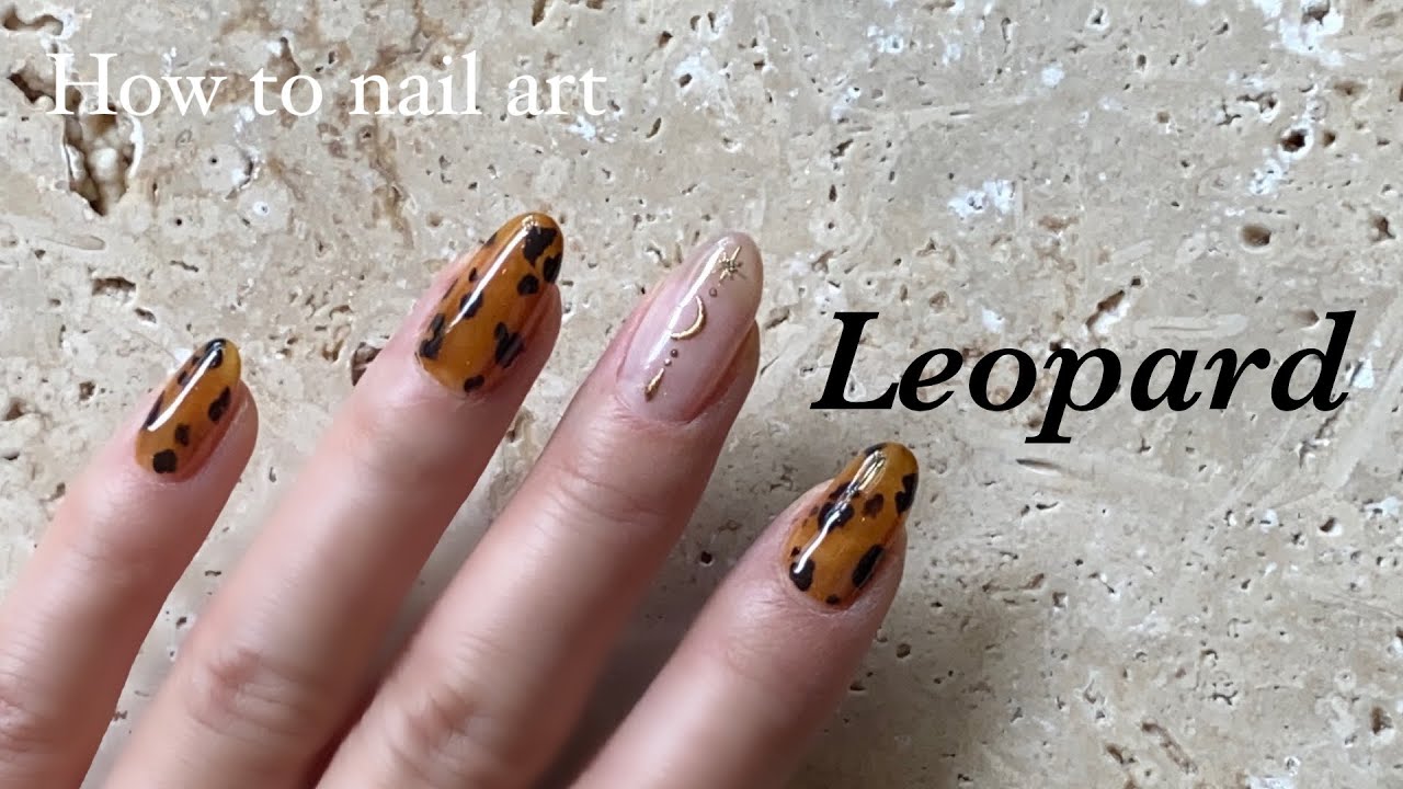 【ネイルアート】簡単おすすめ！レオパードネイルpart2