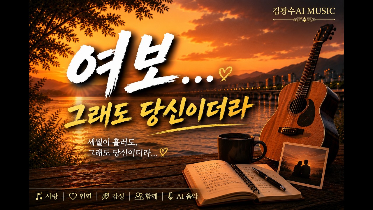여보…그래도 당신이더라|중년의 사랑,여보|김광수AI MUSIC