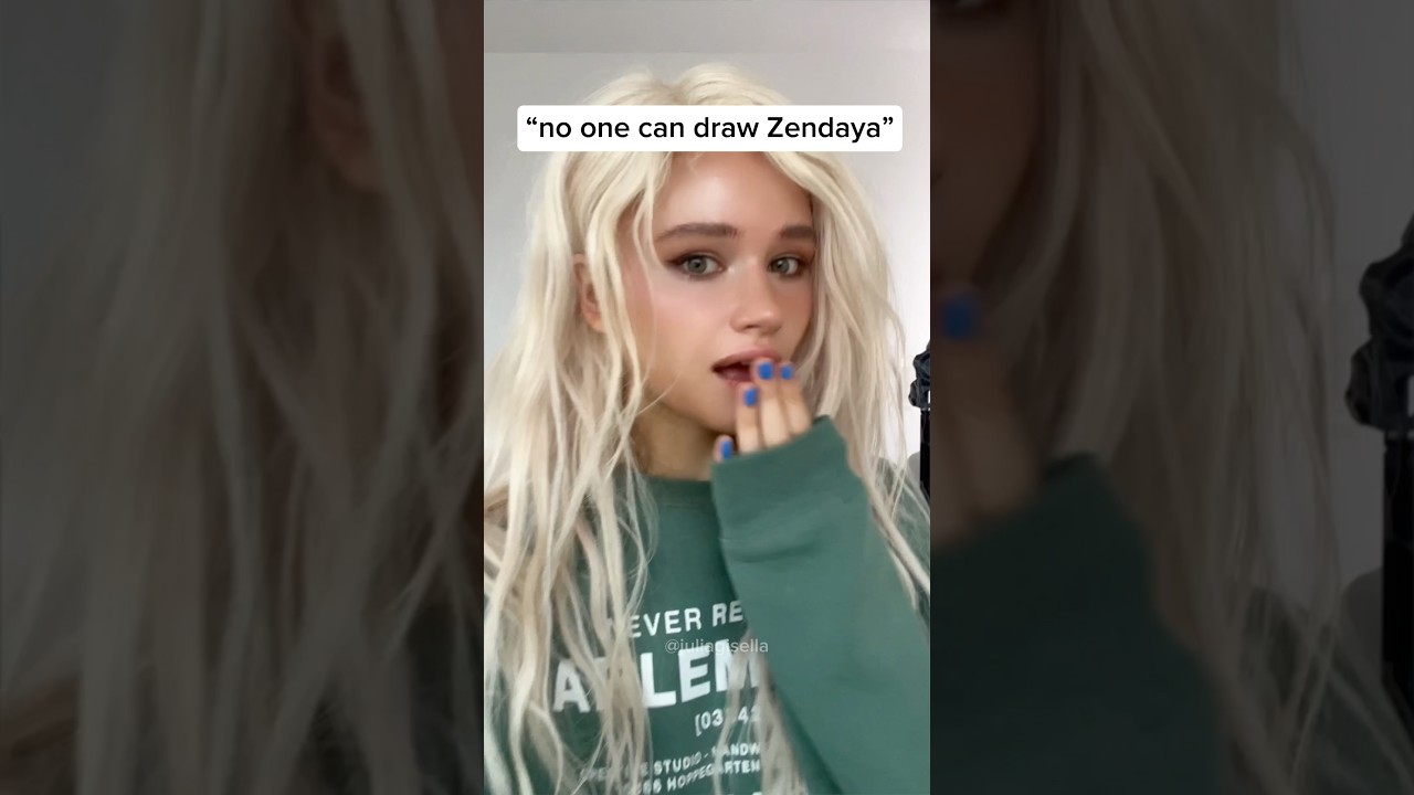 OMG it&rsquo;s IMPOSSIBLE to draw Zendaya😭 ?! | JULIA GISELLA