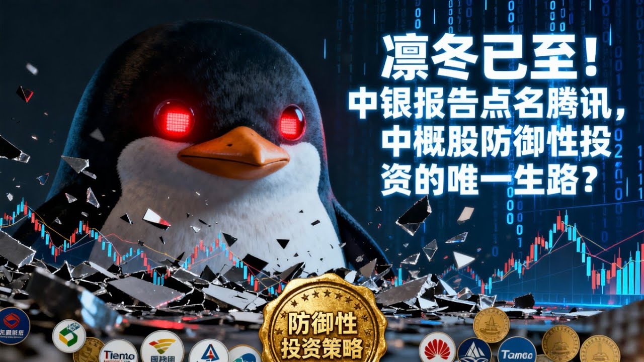 凛冬已至！中银报告点名腾讯，中概股防御性投资的唯一生路？BOC names Tencent, the only survival path for Chinese tech stocks?