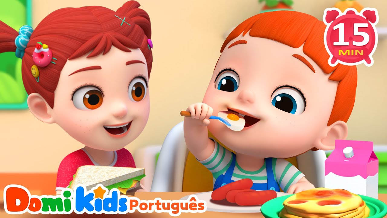 ☀️ Bom Dia! Vamos Tomar Café da Manhã Cantando | Canções Infantis | Domi Kids | LEFUN Kids TV