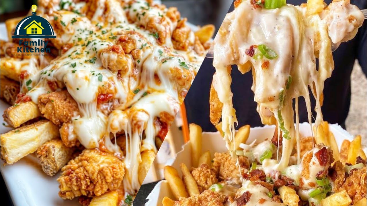 Loaded Fries with Best Sauces Recipe by Family kitchen