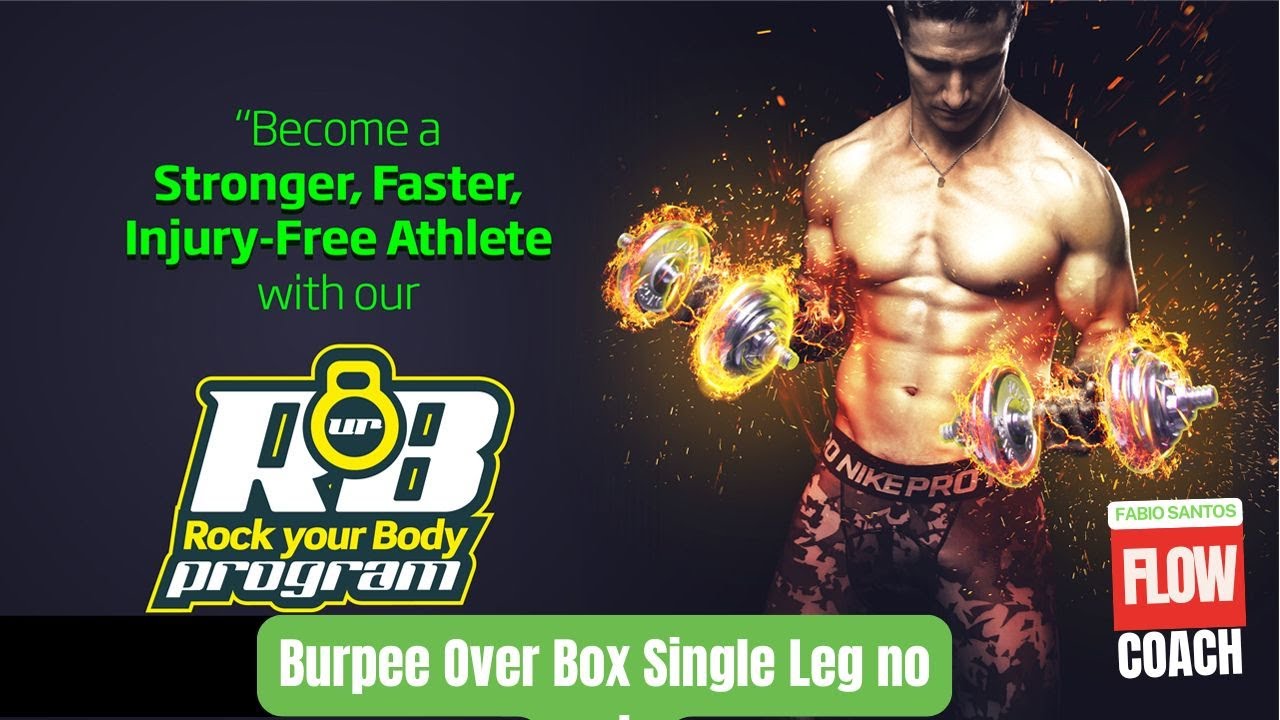 Burpee Over Box (Single Leg) | Explosive Power & Balance with Fabio Santos