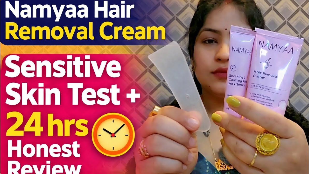Bye 👋Painful Waxing | Full proof live test on skin and my honest review | Namyaa Hair Removal Cream 