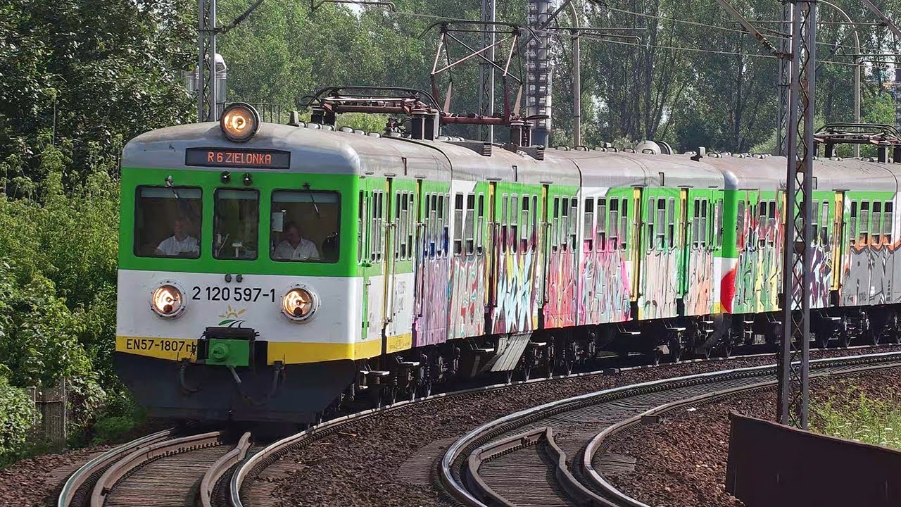 EN57 w Warszawie / EN57 trains in Warsaw