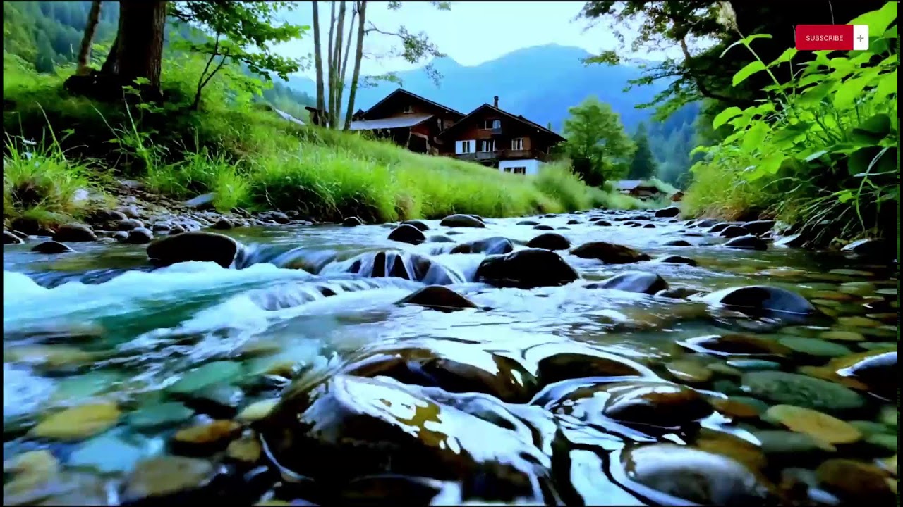 Sleep Faster, Stay Calm — Piano & River Sounds for Anxiety Relief | 10 Hours