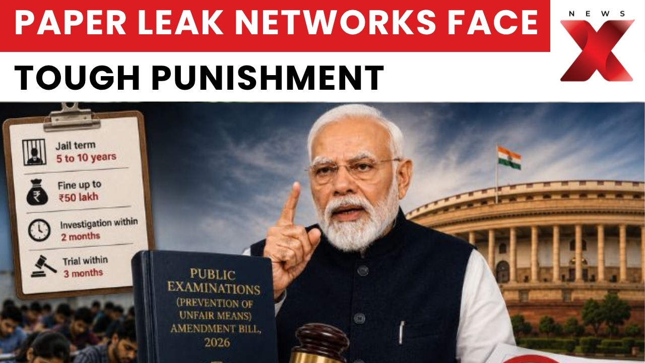 Examination Reform Bill 2026: Lok Sabha Debates Tougher Law to Curb Paper Leaks | NewsX