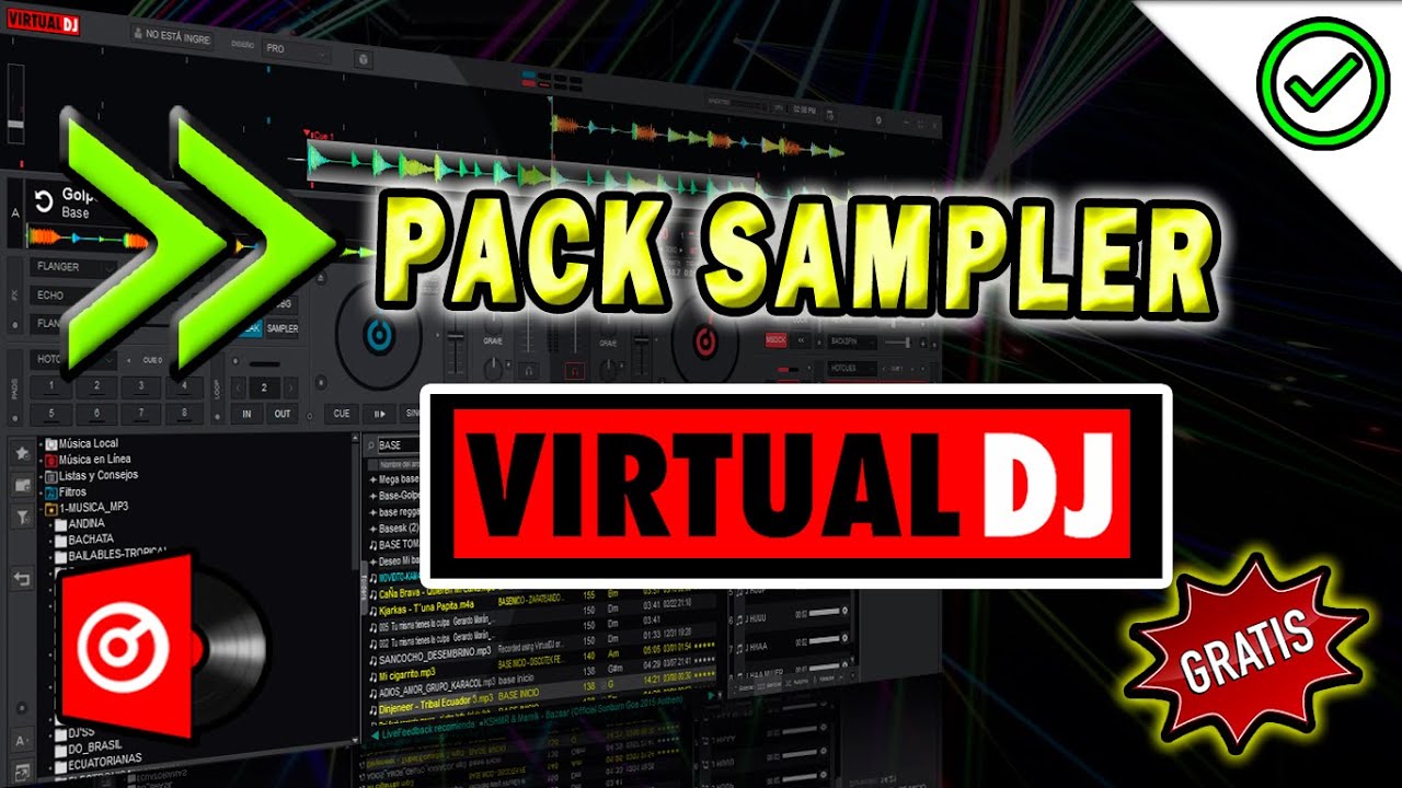 👉 TUTORIAL + PACK SAMPLER VIRTUAL DJ 2021