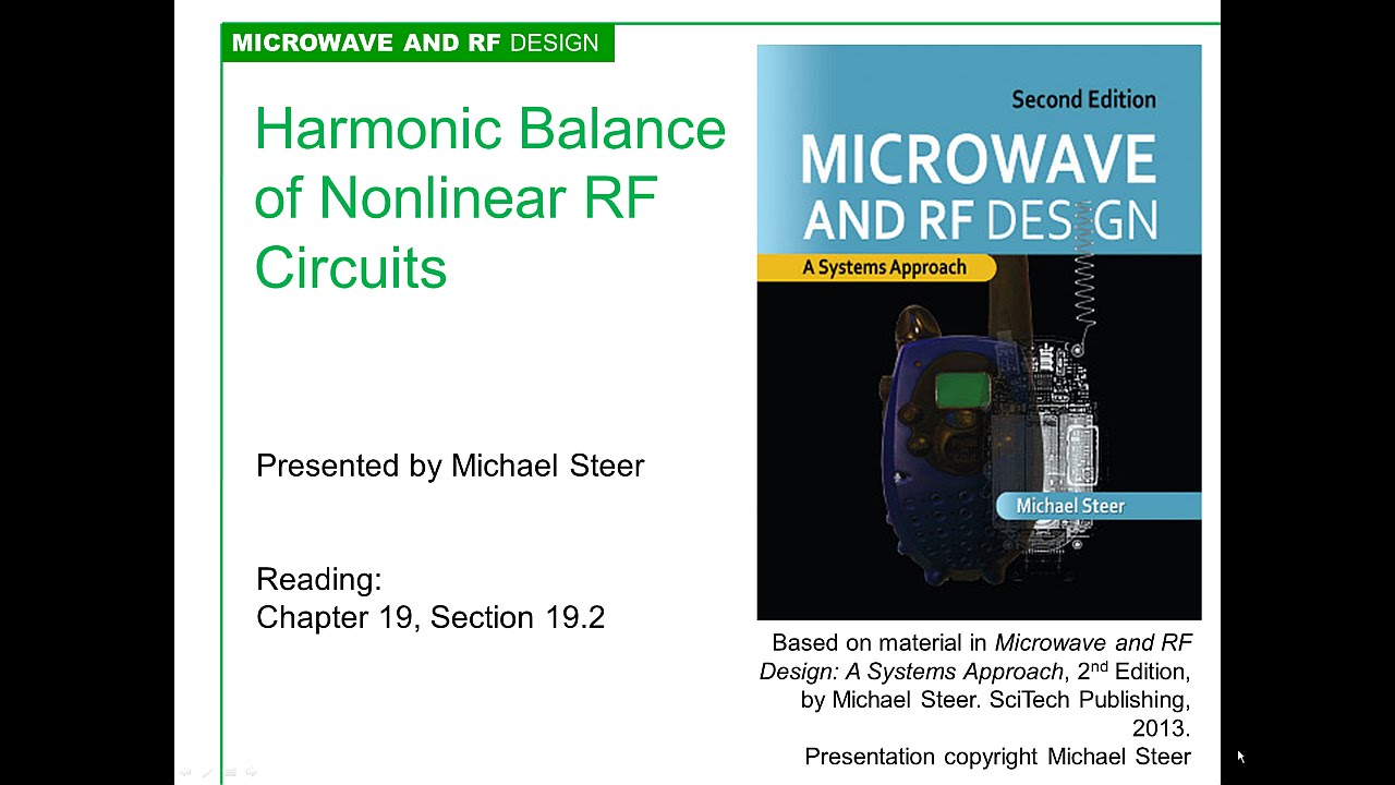 Harmonic Balance Analysis of Nonlinear RF Circuits