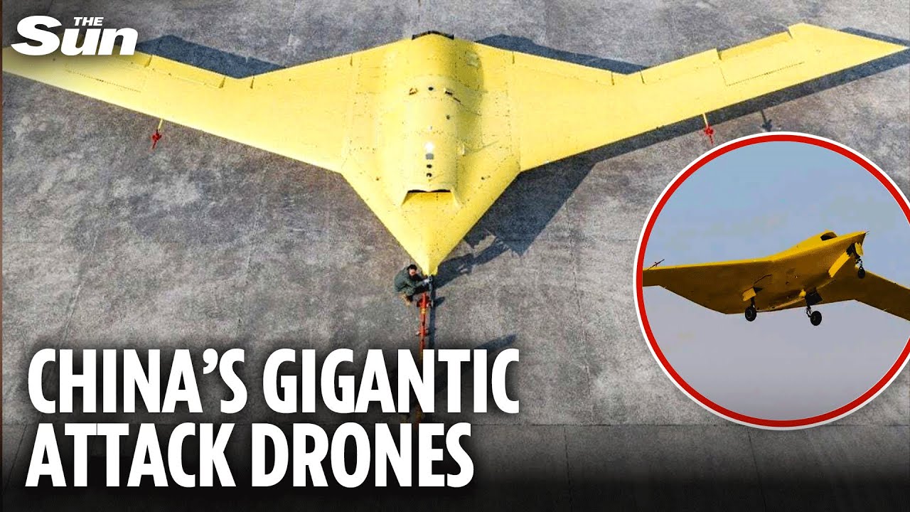 China's deadly COMBAT BOMBERS: Unmanned CH-7 takes maiden flight as China-Japan crisis deepens