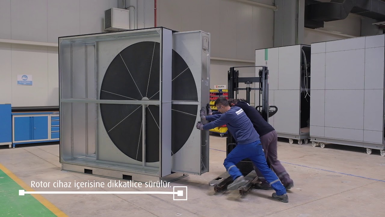 Systemair HSK - &Uuml;r&uuml;n Montajı - Rotor