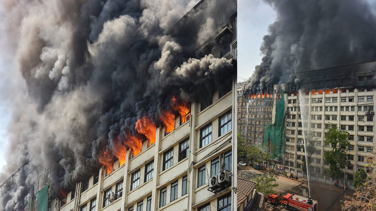 Fire breaks out at GST Bhavan in Mumbai's Byculla area