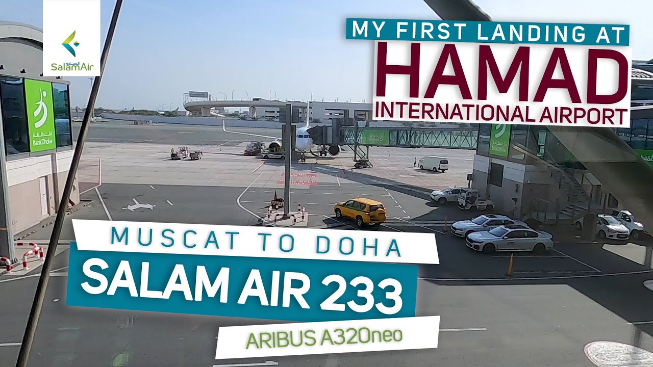 SalamAir 233 | Muscat ᴏᴍ to Doha Qᴀ | First time on LOW-COST CARRIER!