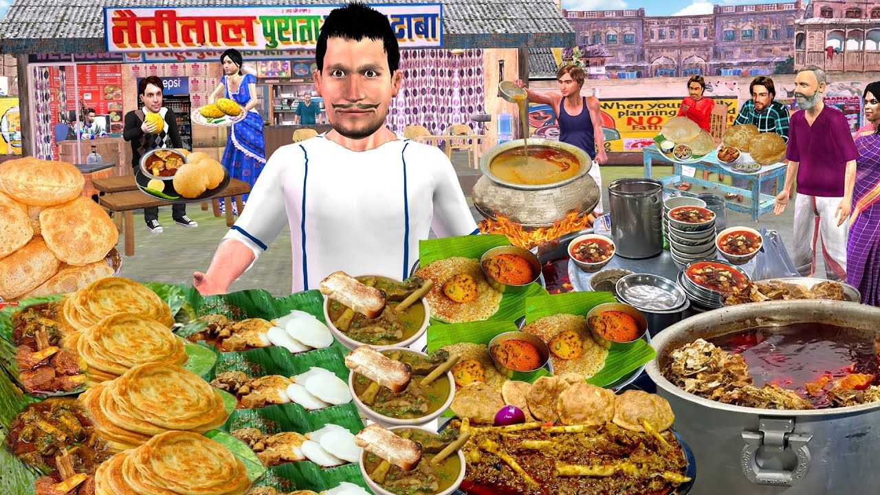 Prison Escape Non Veg Nasta Eating Early Morning Breakfast Street Food Hindi Kahaniya Moral Stories
