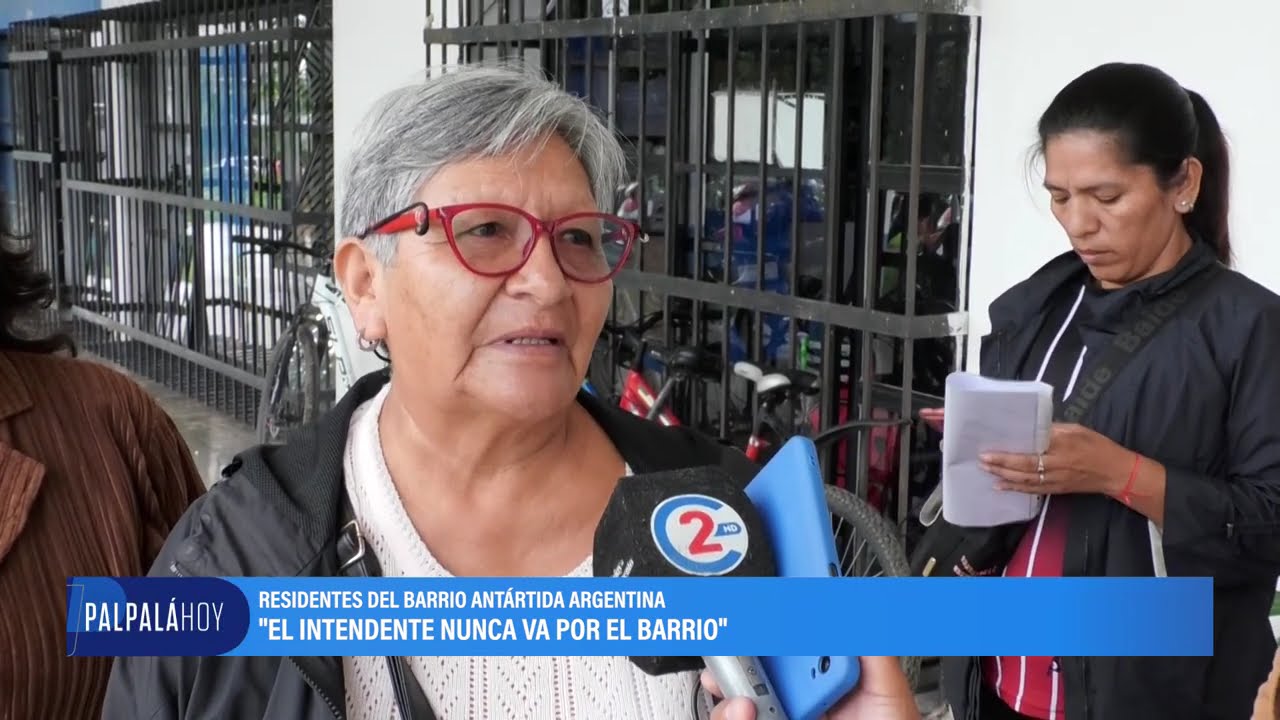 Palpalá: vecinos del barrio Antártida Argentina fueron a pedirle soluciones al intendente Rivarola