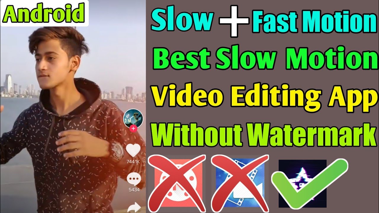 Best Slow Motion Video Editing App || Without Watermark || How To Make Slow - Fast Motion Video